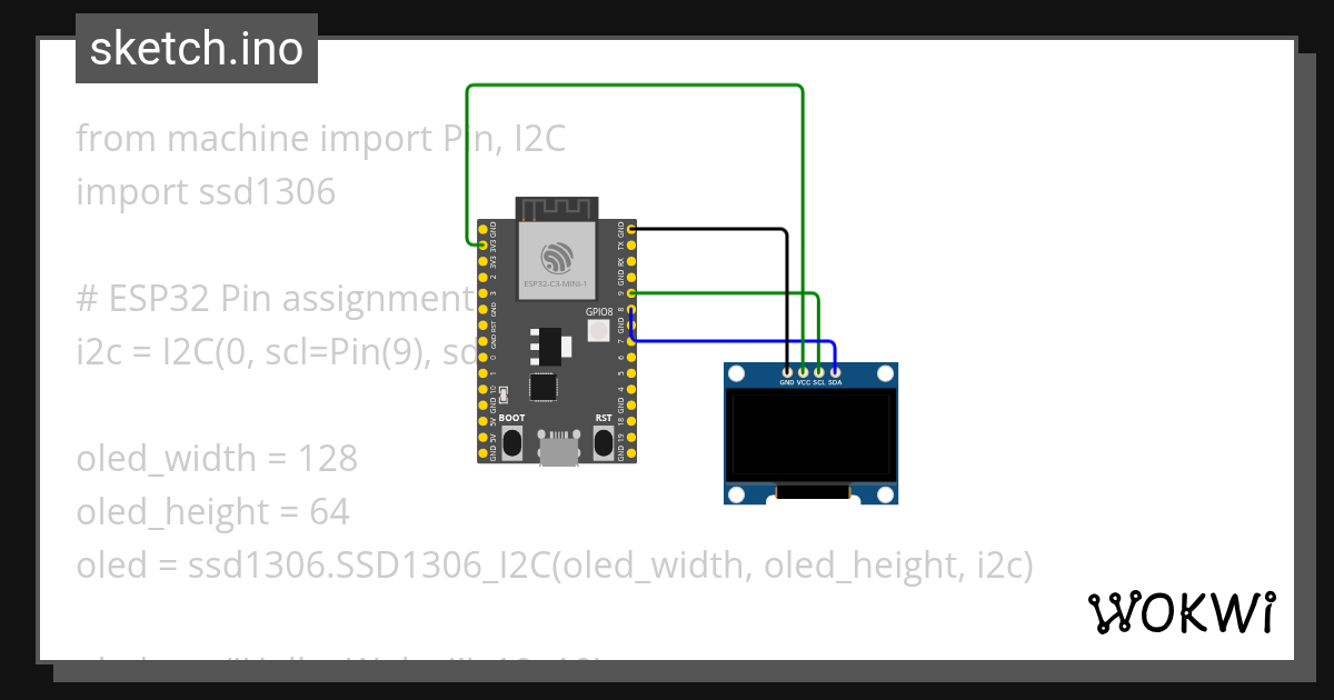 Wokwi - Online ESP32, STM32, Arduino Simulator image.