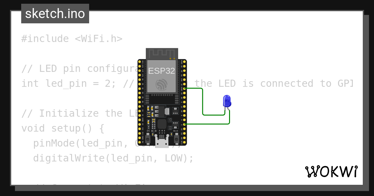 arduino-connect wife - Wokwi ESP32, STM32, Arduino Simulator
