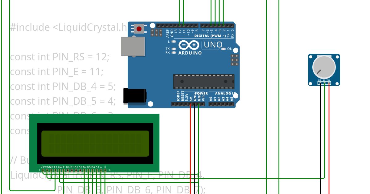16x2 Mroby simulation
