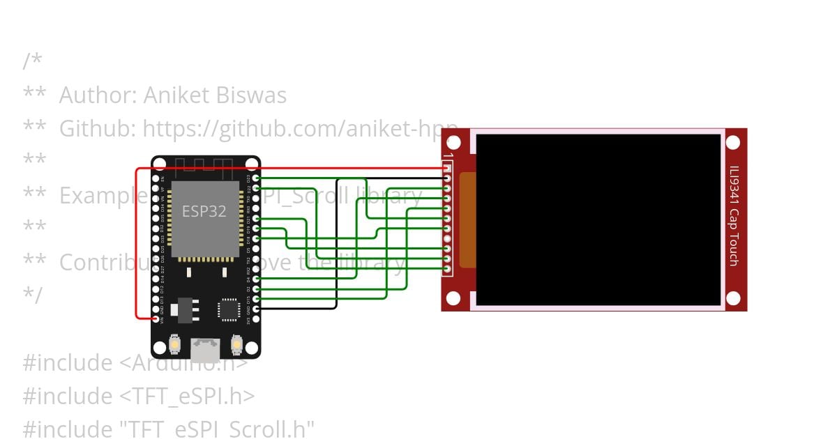 ESP32 TFT_espi scrollText1 Copy simulation