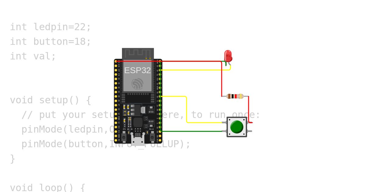 led INPUT_PULLUP simulation