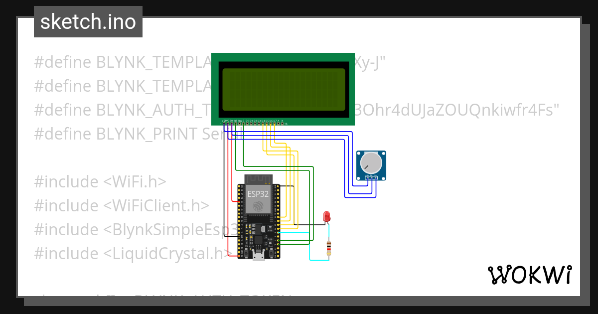 ESP32 Speedometer Wokwi ESP32, STM32, Arduino Simulator