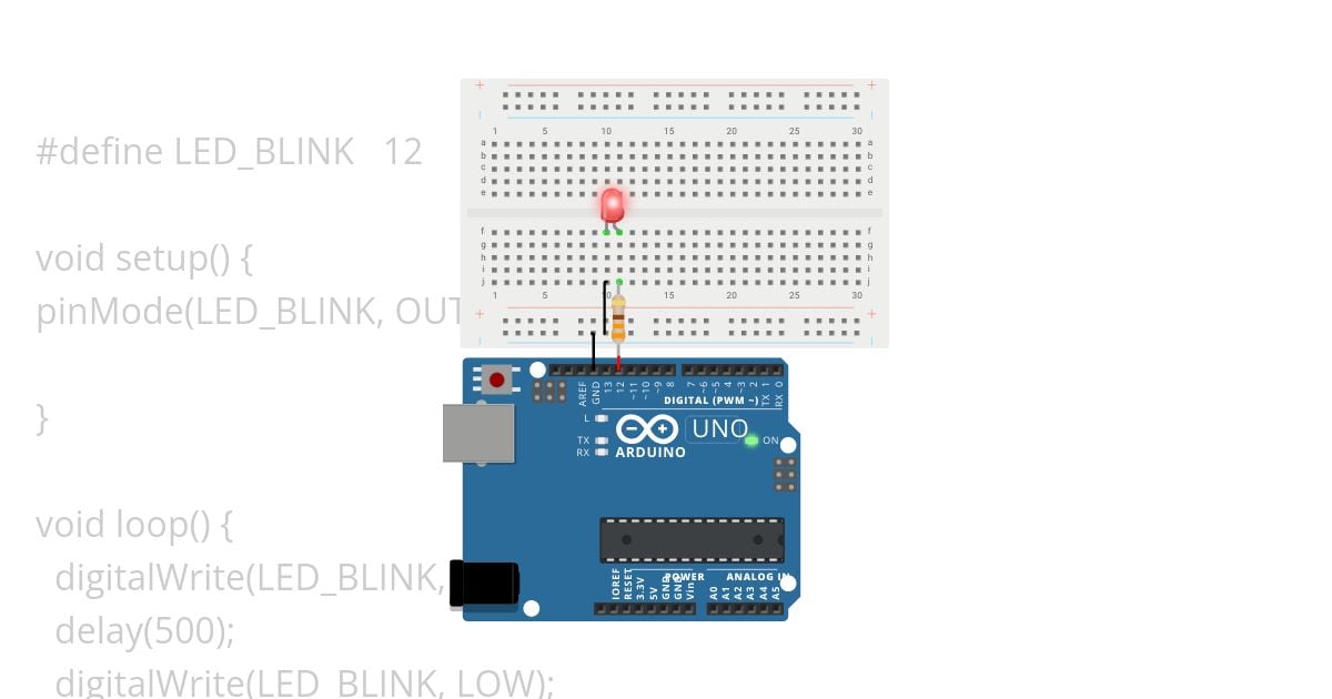 Blink simulation