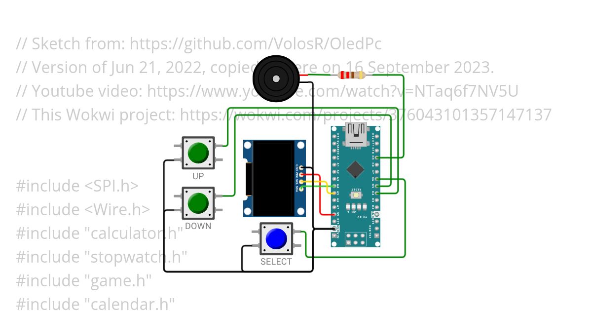 OledPc Copy simulation