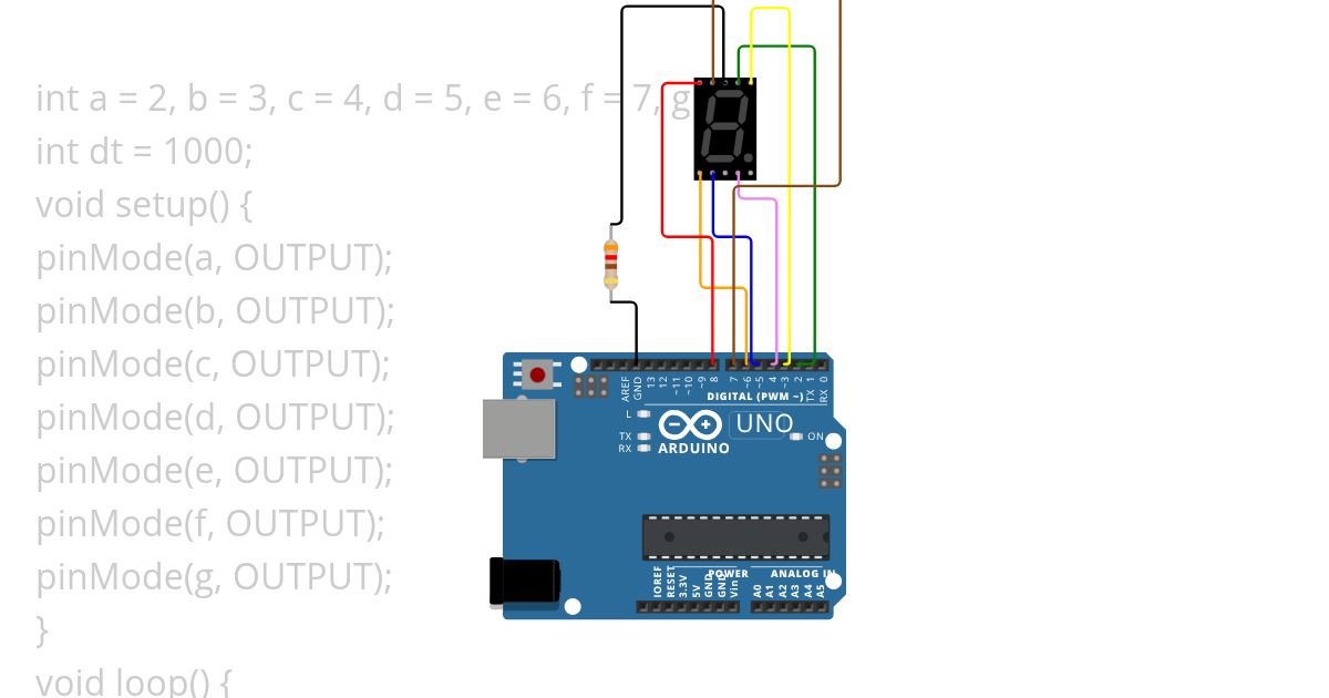 Assign 12 seven segment display  simulation