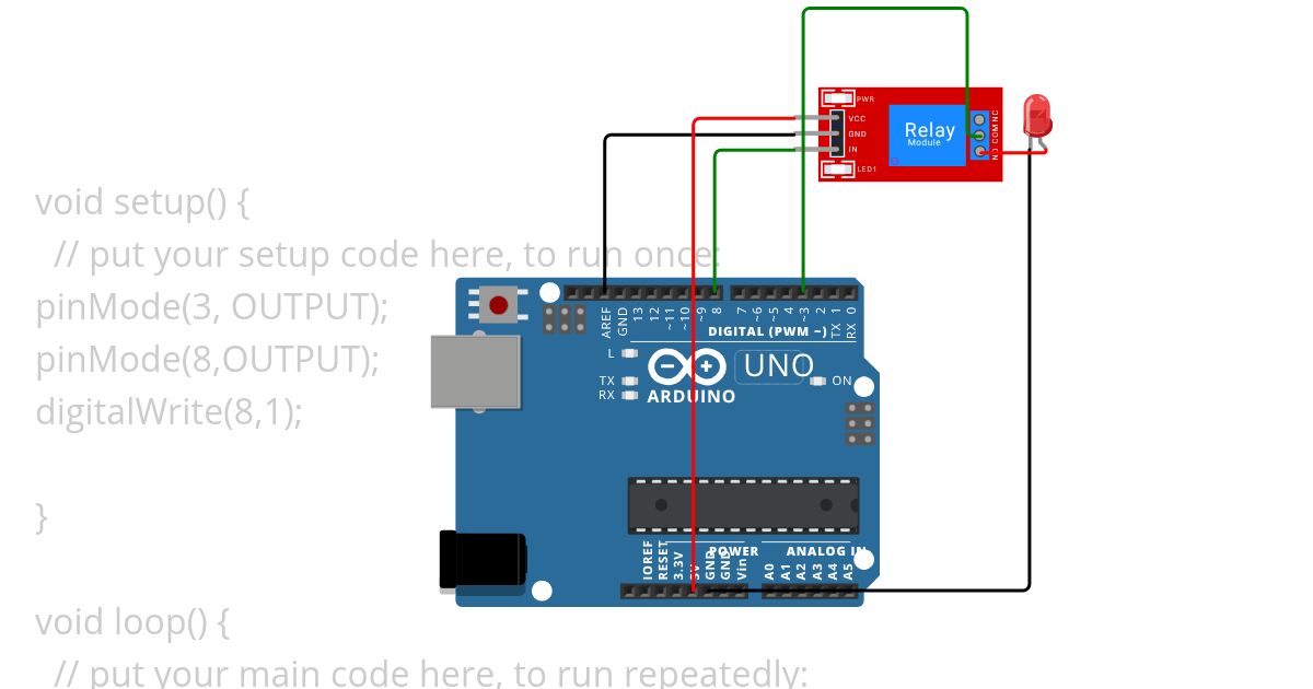 Assign20 Ac Relay module simulation