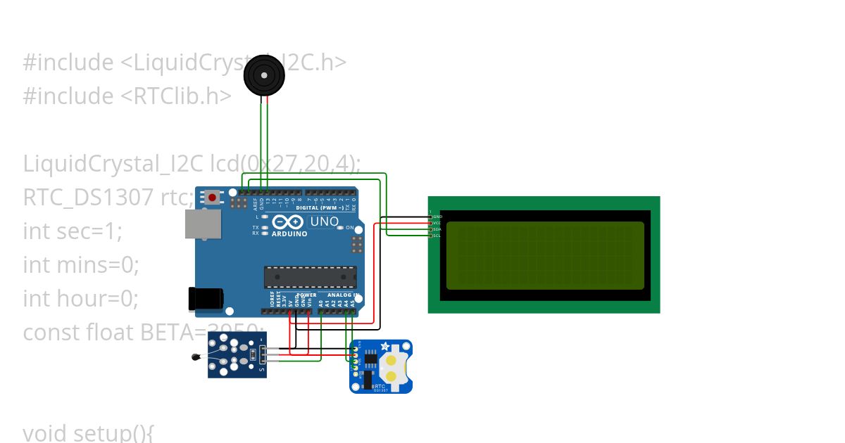 ASCProjectV5(2004 + Temp Sensor + RTC + Piezo)  simulation