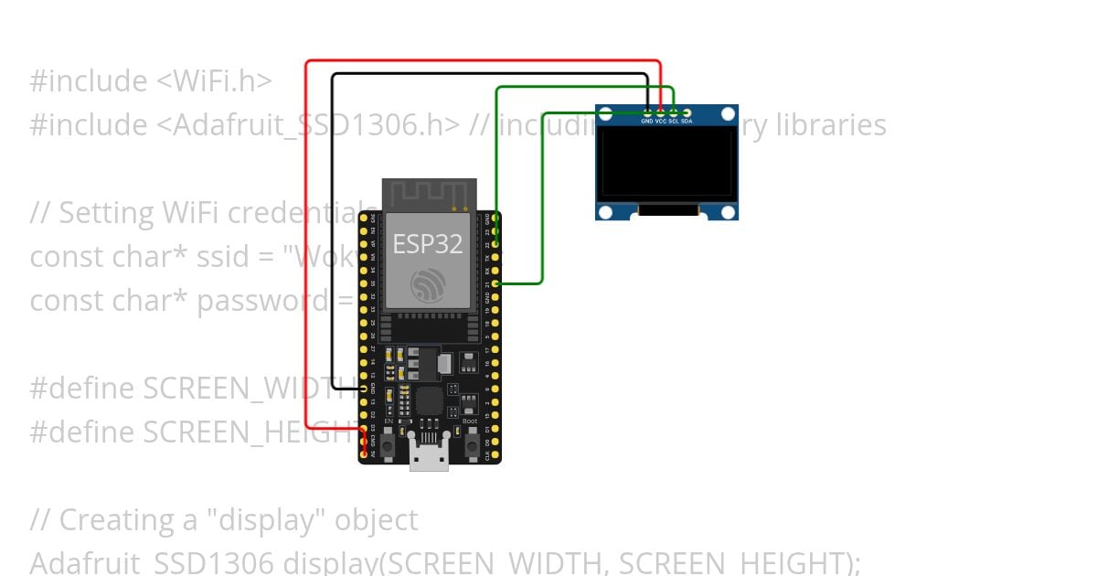 Wifi and display simulation