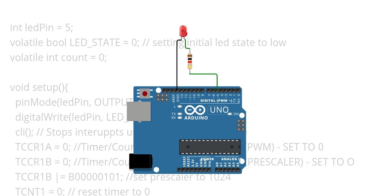 timer - arduino simulation