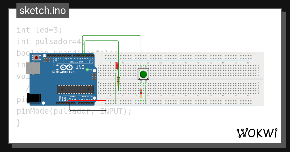 led con funcion bool - Wokwi ESP32, STM32, Arduino Simulator