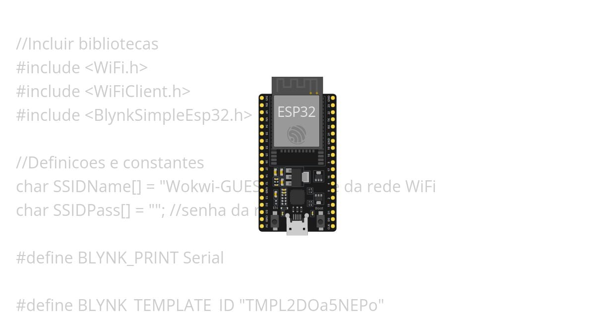 ESP32 WiFi com Blynk simulation