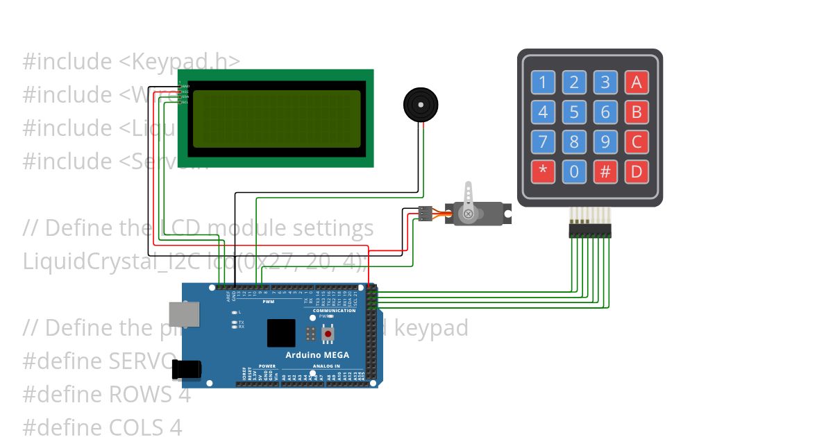 Digital Lock simulation