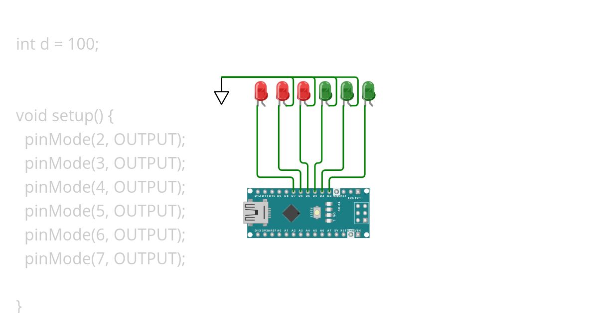 NANO - Simple LEDs simulation