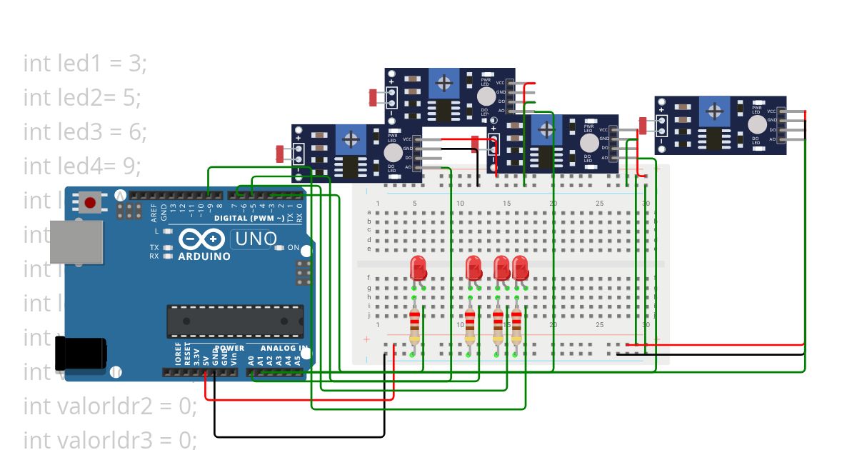 domotica ldr simulation