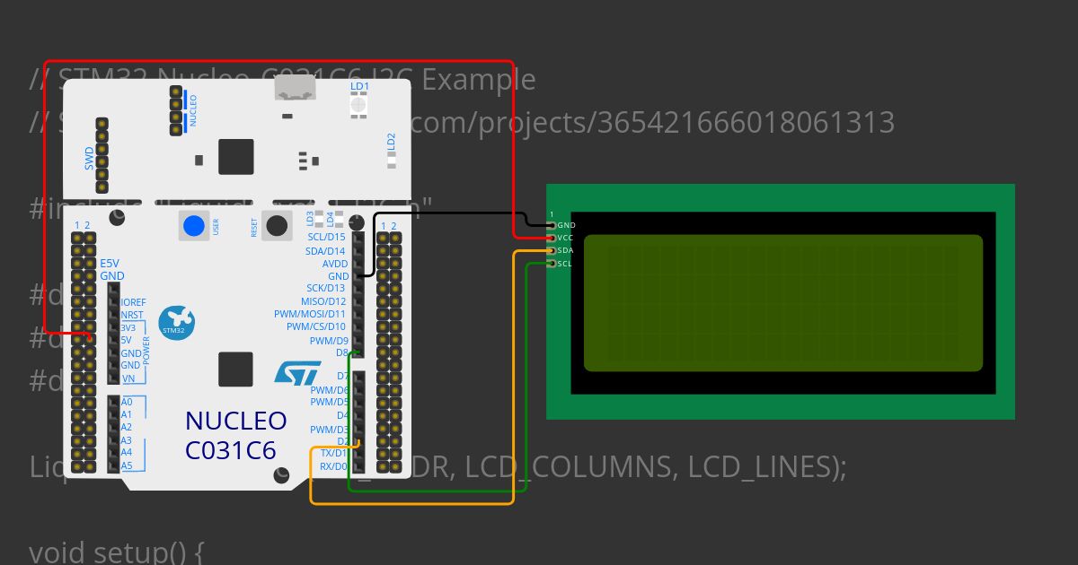 ST Nucleo - LCD I2C Copy