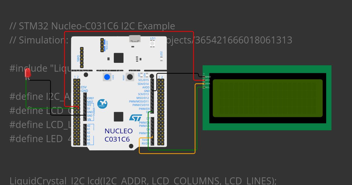 ST Nucleo - LCD I2C Copy (2)