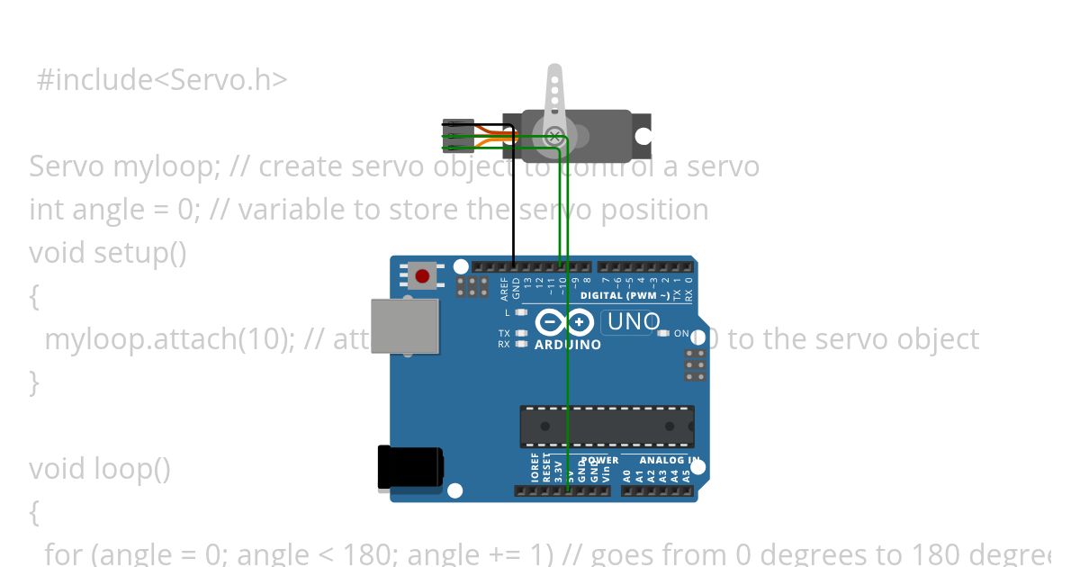 Motor Servo simulation