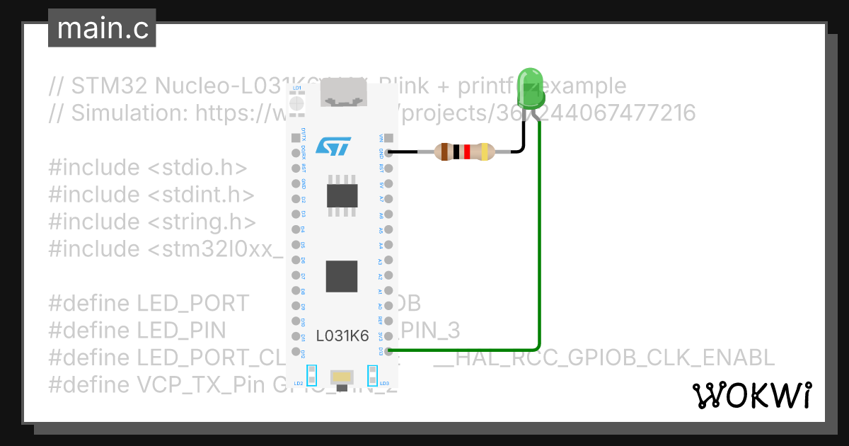 Wokwi online esp32 stm32 arduino simulator