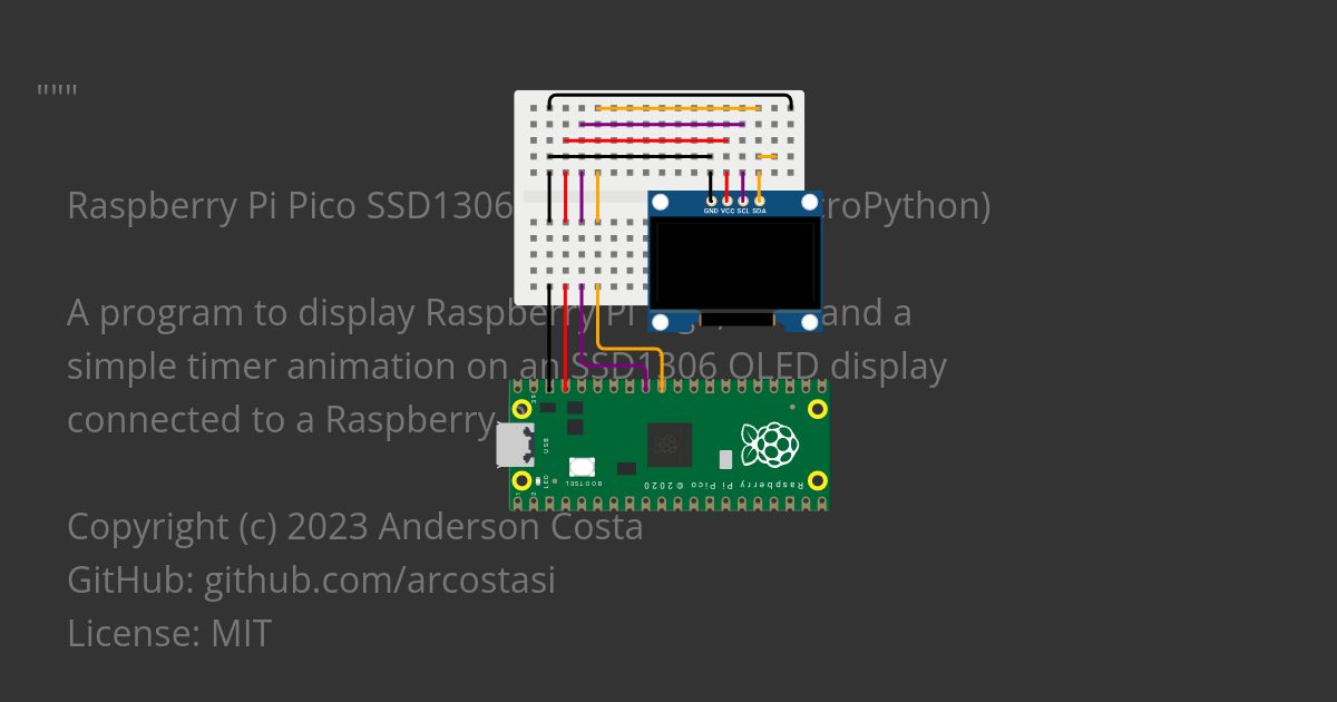 SSD1306 with MicroPython Copy
