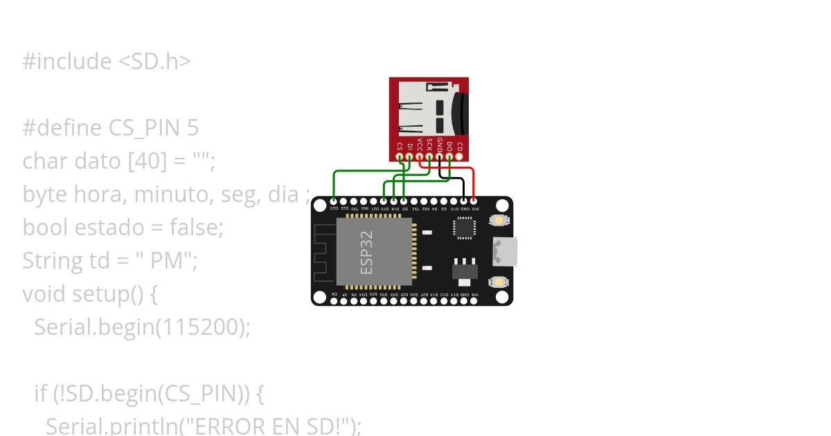 ESP32 SD simulation