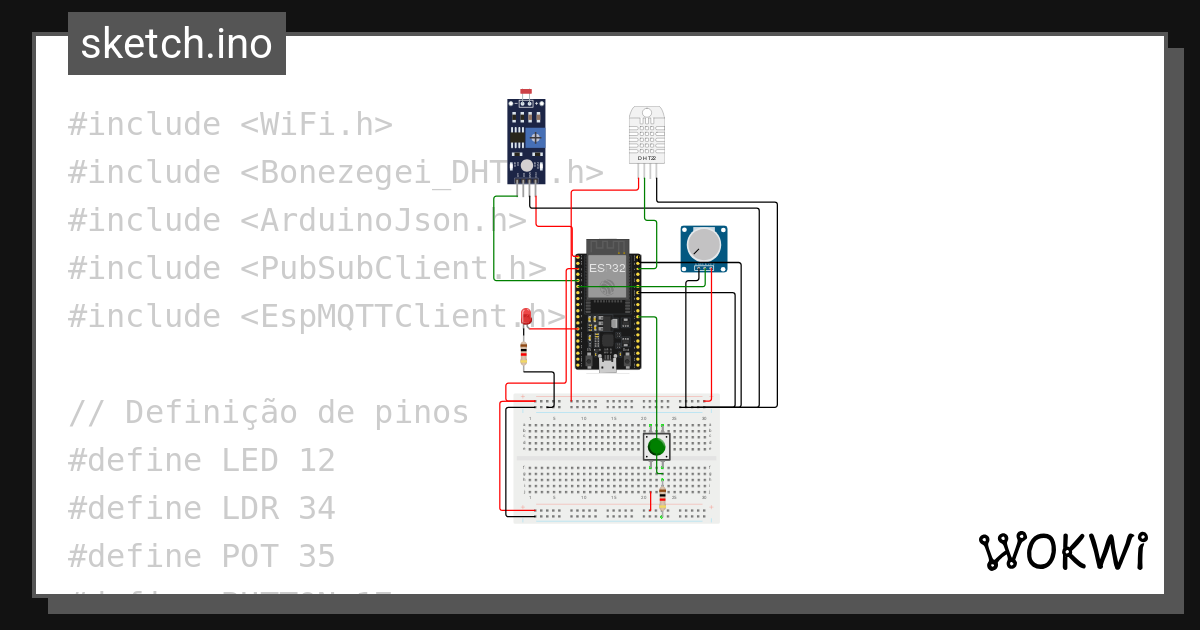 Ldr mqtt copy wokwi esp32 stm32 arduino simulator