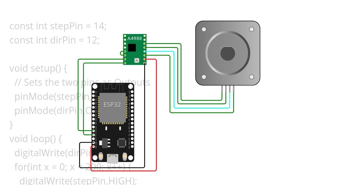 control stepper motor a4988 Copy simulation