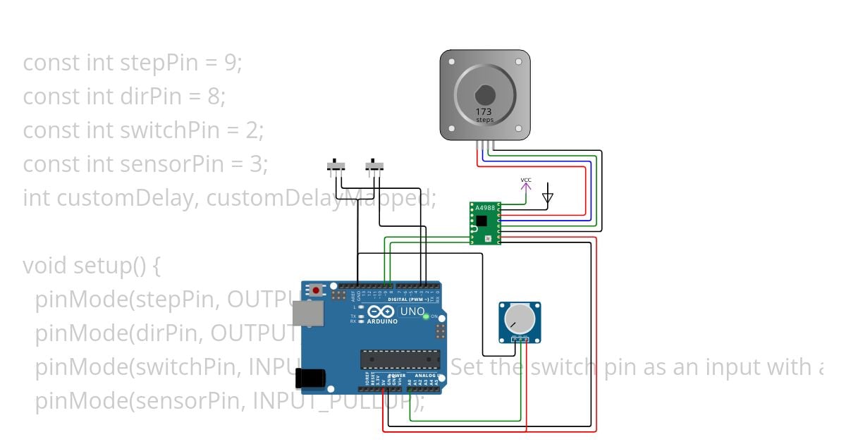 Stepper Nema17 + A4988 Copy simulation