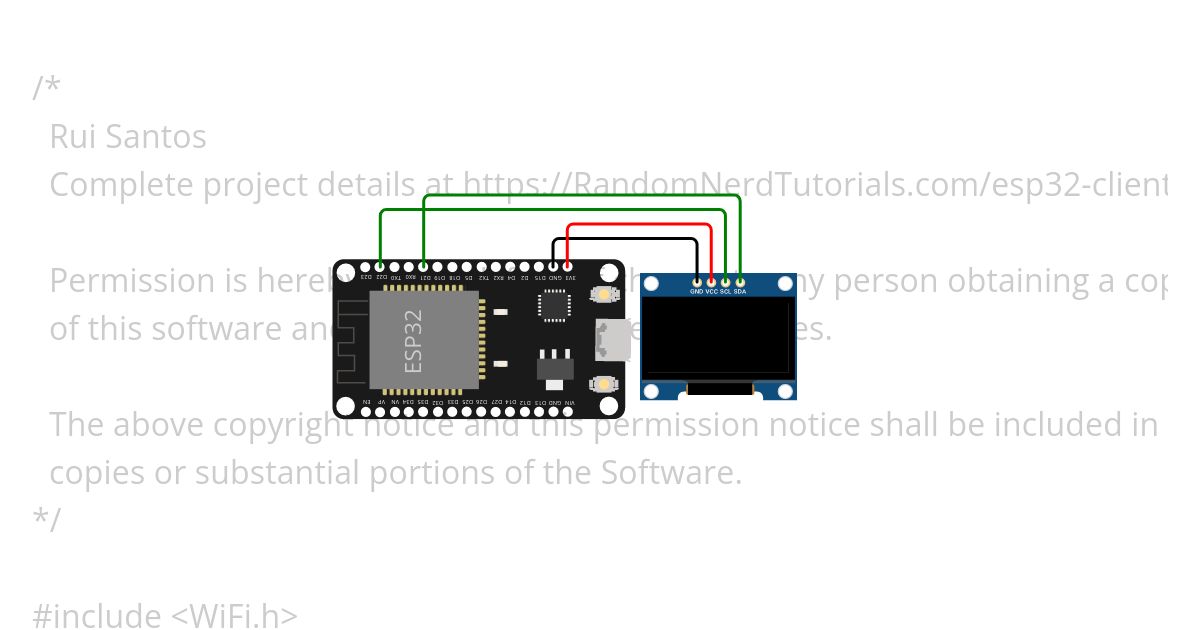 ESP32 WIFI Test simulation