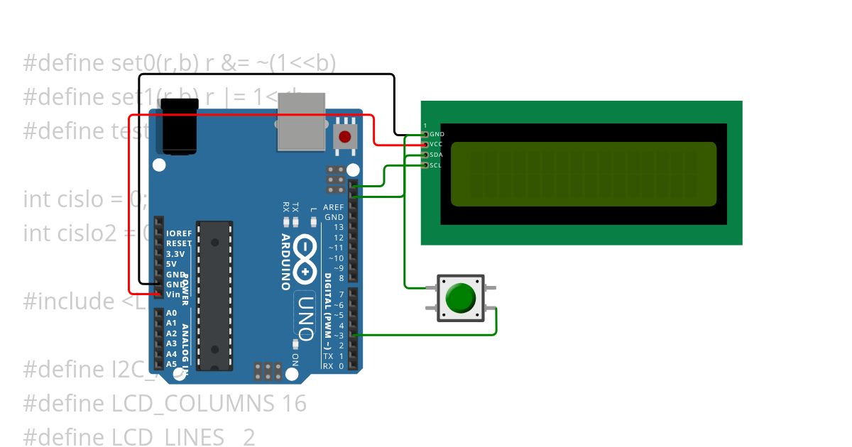 displej_tlacitko simulation