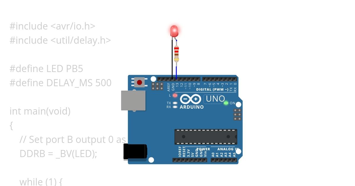 blink.ino Copy with simple code simulation