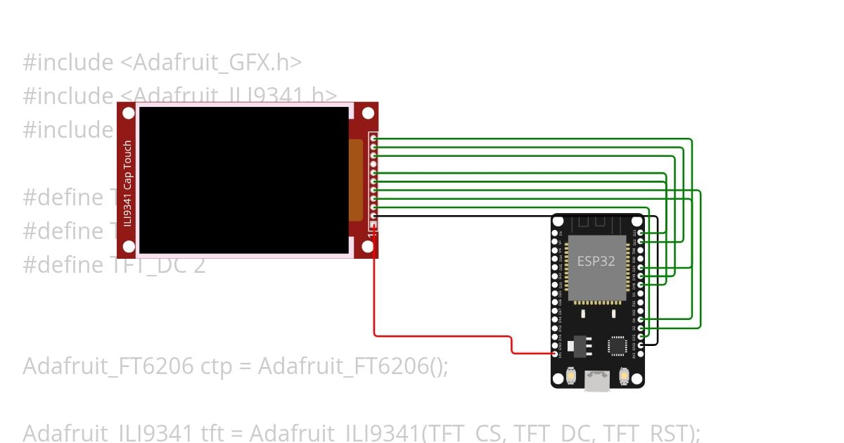 radio tft tela  Copy simulation