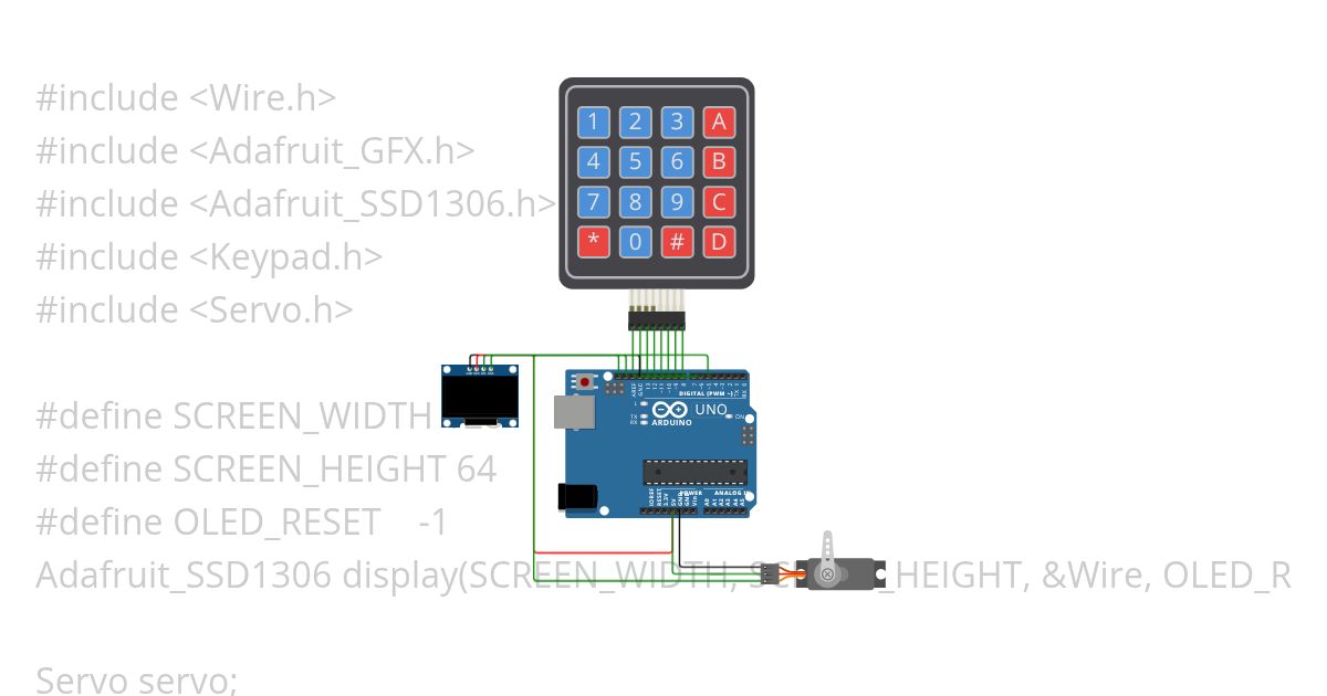 Keypad simulation