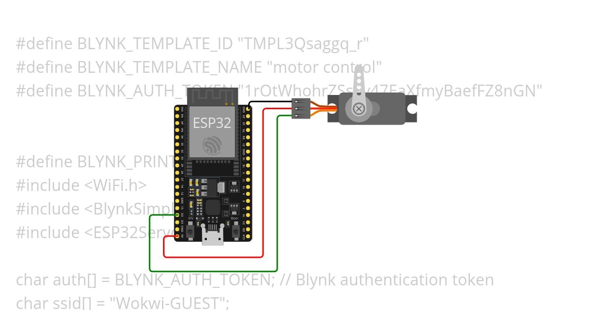 2 Servo Motor control via cloud by Suheal simulation
