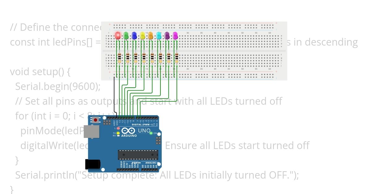 8 led basic Copy simulation