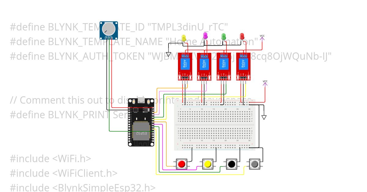 Home Automation iot simulation