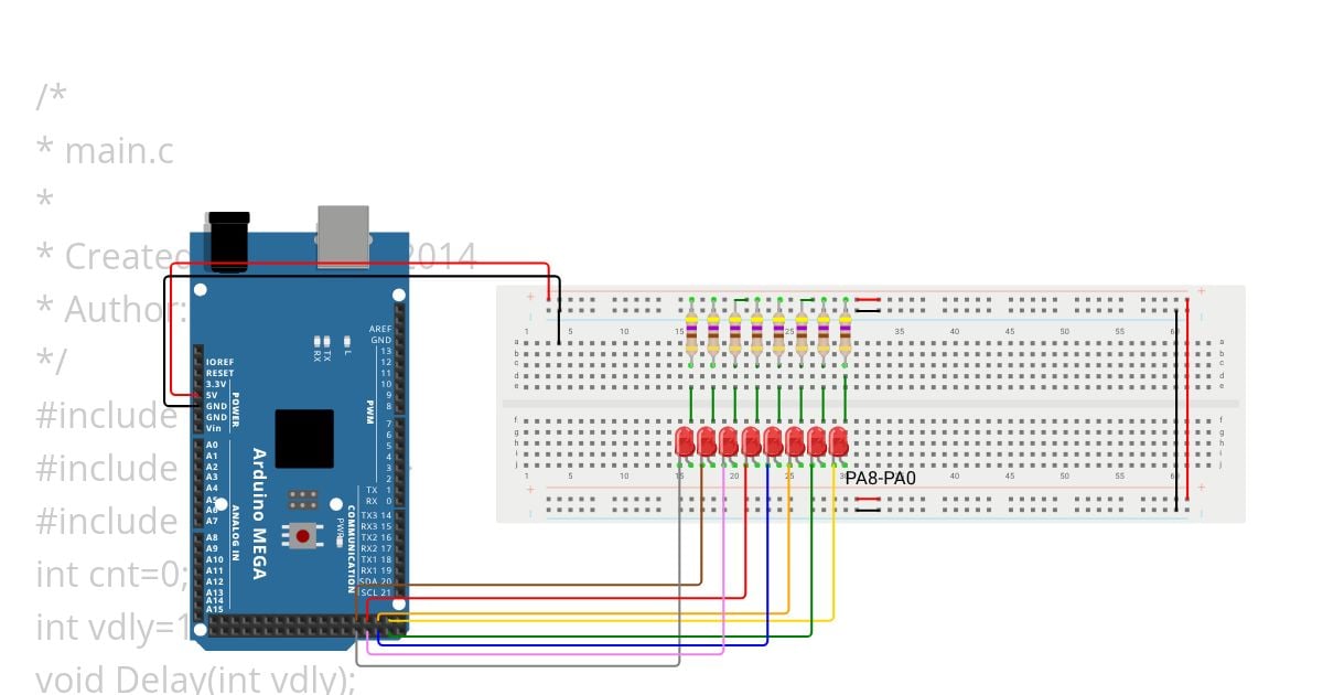 P5.1 Watchdog Timer Basic - Program 1 simulation