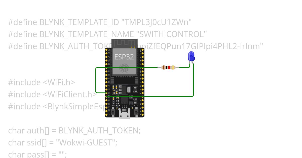 LED Control via Cloud simulation