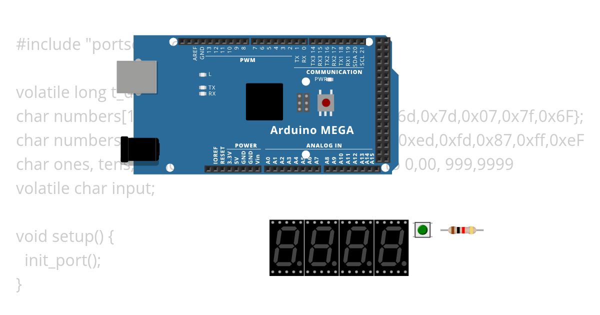 4_seven_segment_display clock simulation