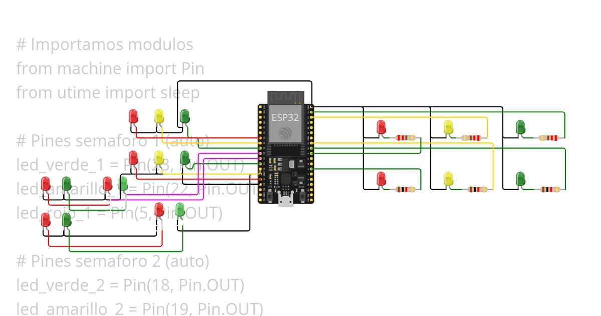10) SEMAFORO COMPLETO simulation