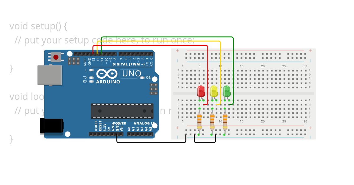 Semáforo Assembly simulation