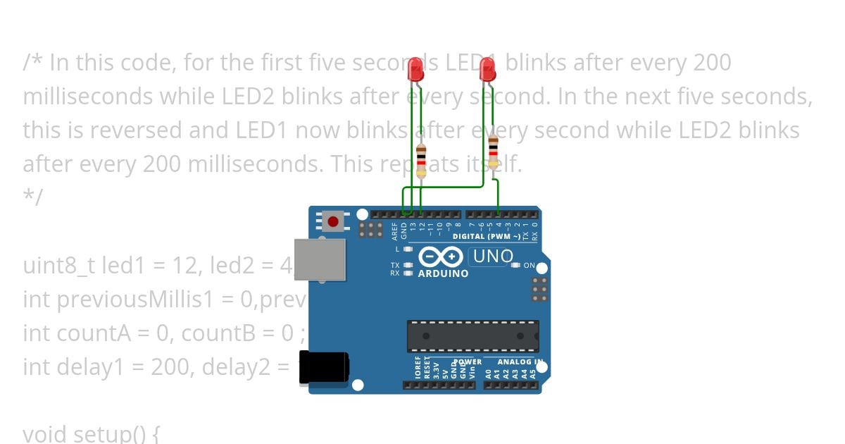 BLINKING simulation