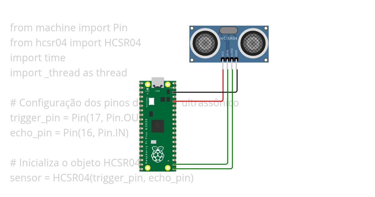 ultrassônico micropython simulation