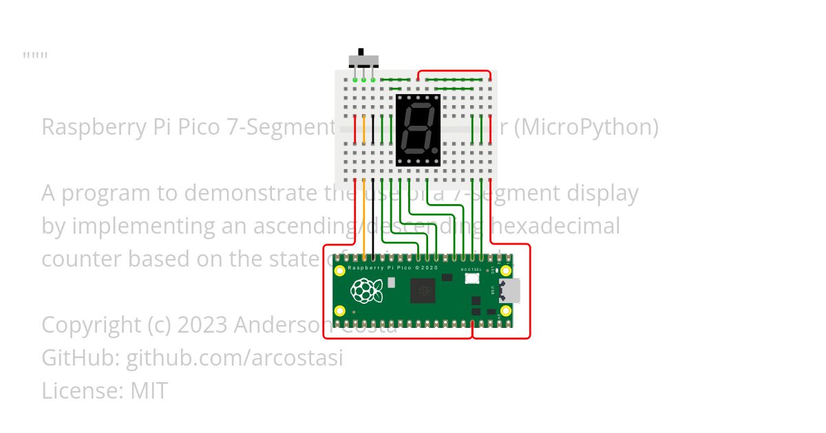 7-Segment Display simulation