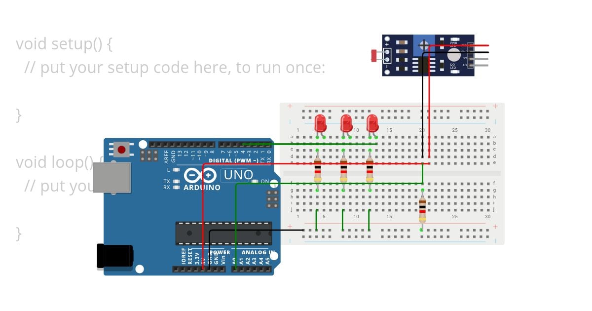 PRÁCTICA 13: LDR Y LEDS simulation