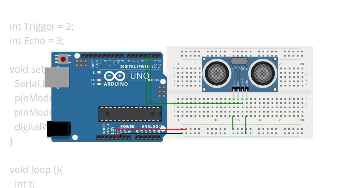 PRÁCTICA 14: MEDIR DISTANCIAS CON SENSOR ULTRASONIDO  simulation