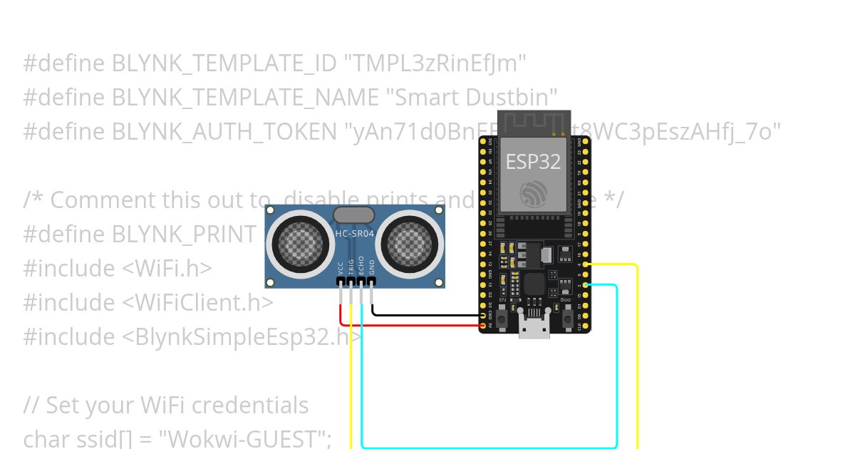 Water Level Detector & SMS Alert by Suheal Copy simulation