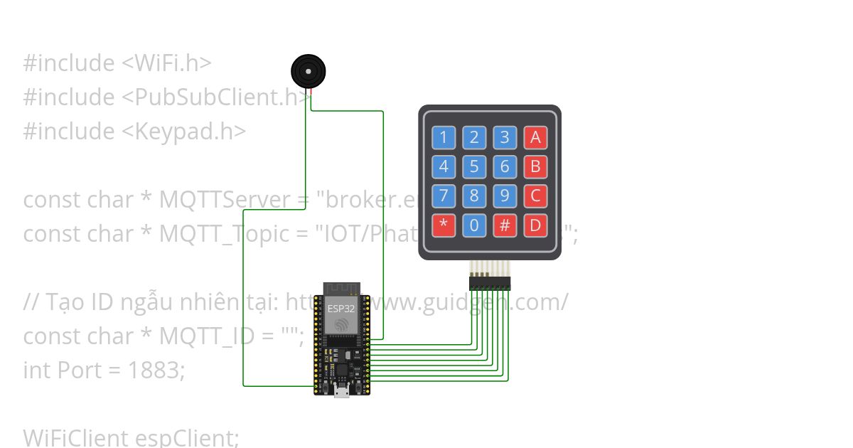 ESP32_KeyPad simulation