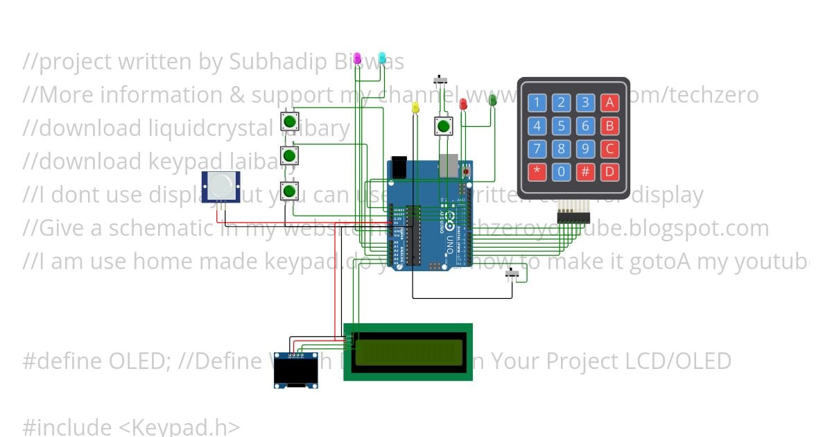 Automatic Door With Keypad Lock(Esp).ino simulation