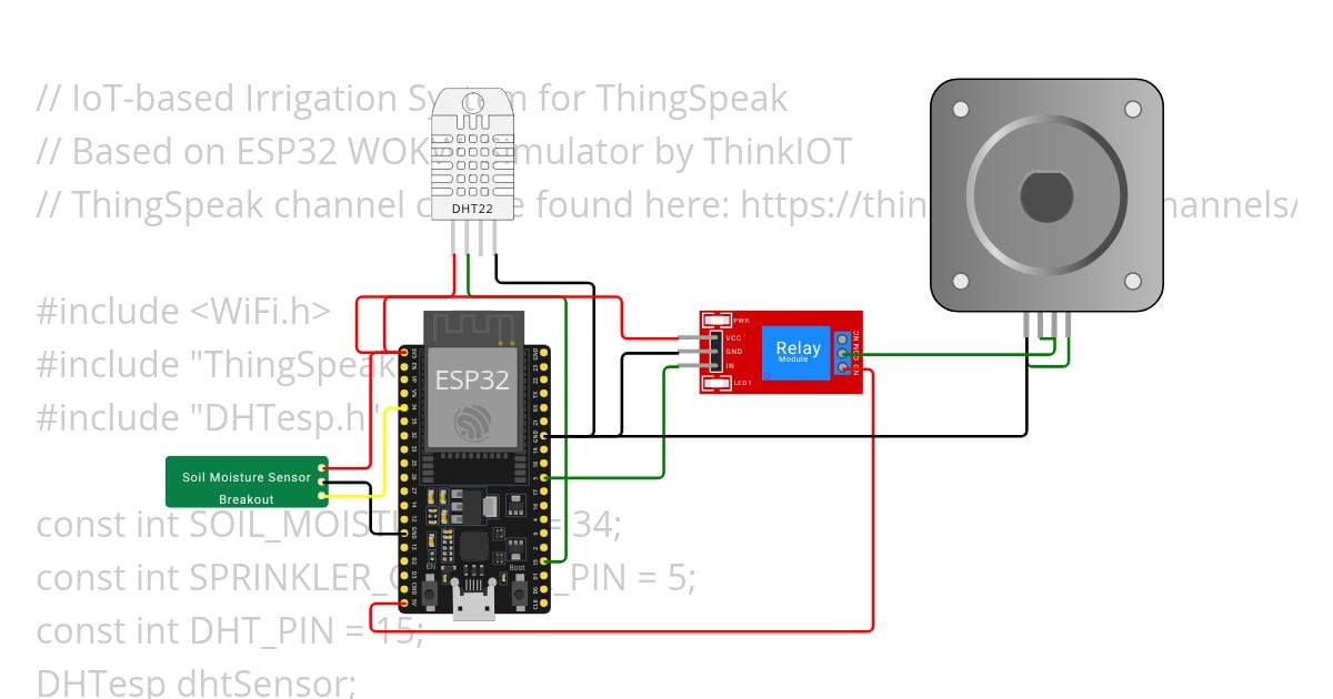 SM with ThingSpeak simulation