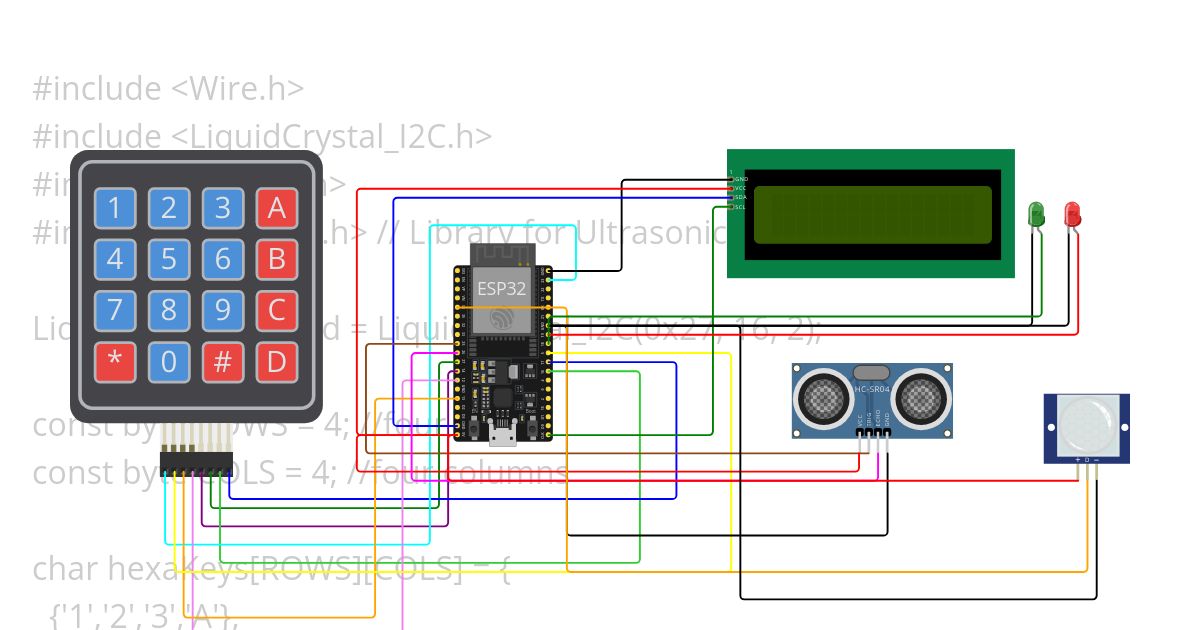 Digital Systems Security System Project simulation